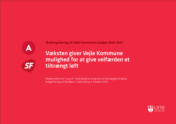 Ændringsforslag til Vejle Kommunes budget 2024-2027